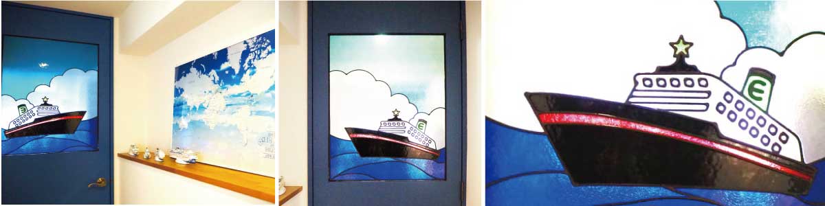 E様にご注文いただいたステンドグラス